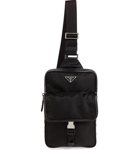 prada nylon sling bag